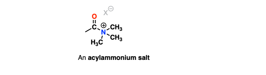 Structure of an Acylammonium salt