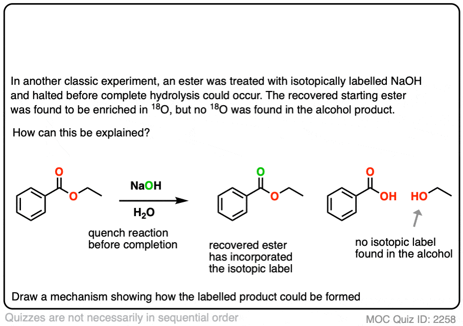 Nucleophilic Acyl Substitution With Negatively Charged Nucleophiles