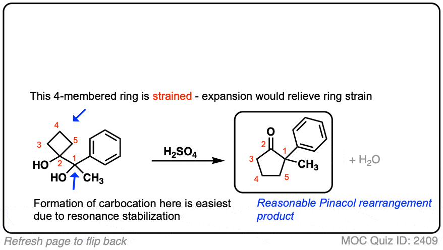 Hydride Shift, Ring Expansion, Carbocation Rearrangement, ALL IN ONE  Example - YouTube