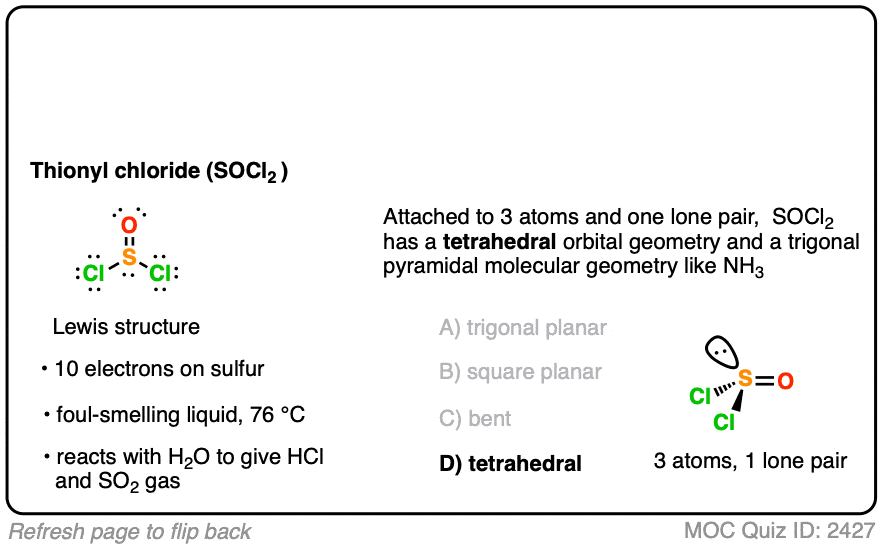 socl2 mechanism