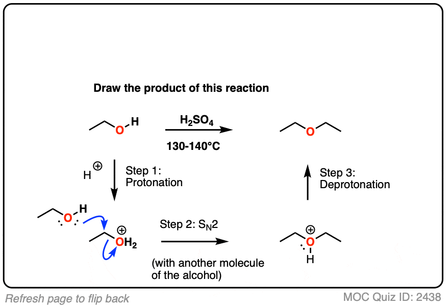 Acid Catalyzed Ether Synthesis