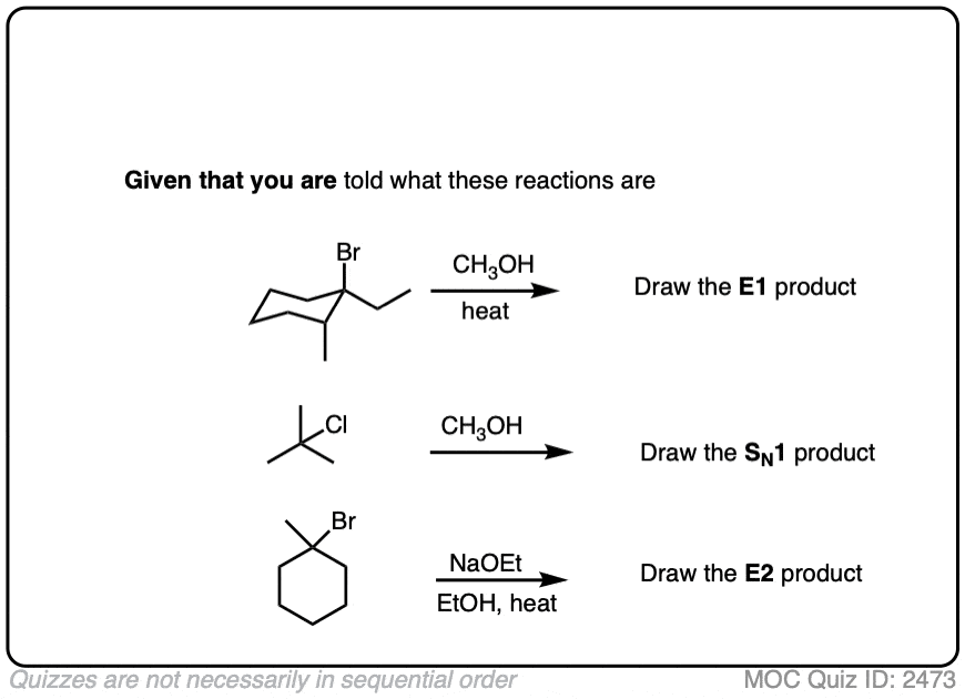 Deciding Sn1 Sn2 E1 E2 1 The Substrate – Master Organic Chemistry