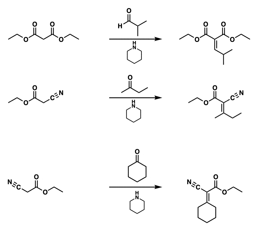 examples of knoevenagel reaction
